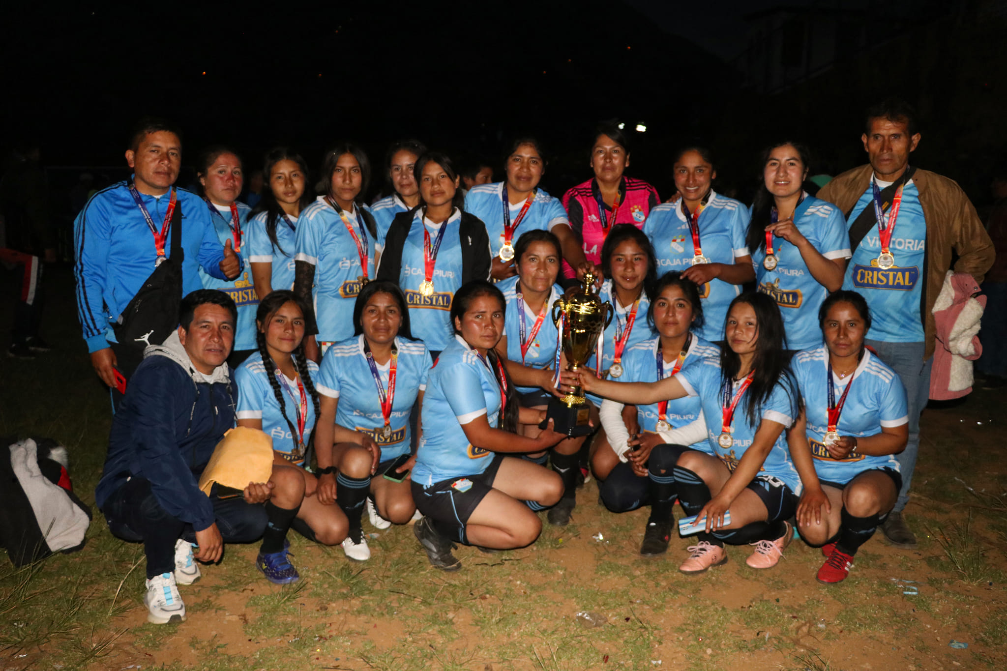 Sporting Cristal La Victoria campeón del fútbol femenino en Sartimbamba.