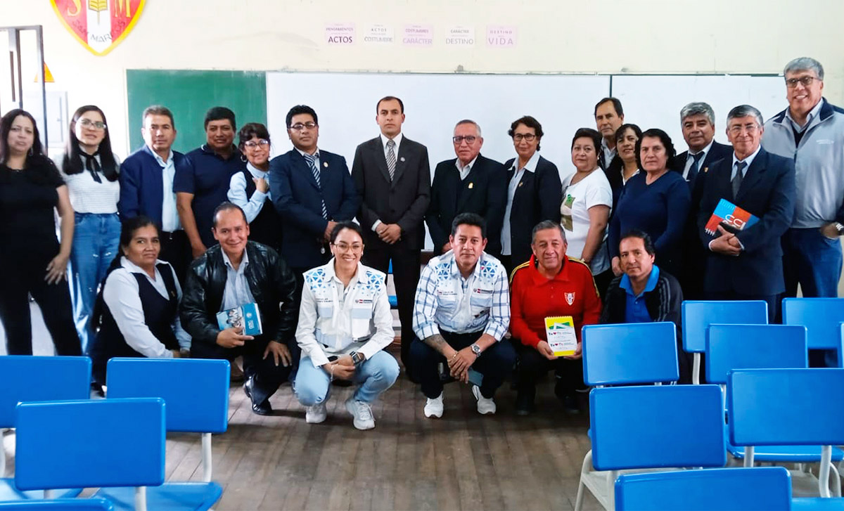 Presentamos diseño de su Escuela Bicentenario a comunidad educativa de San Marcos en Cajamarca