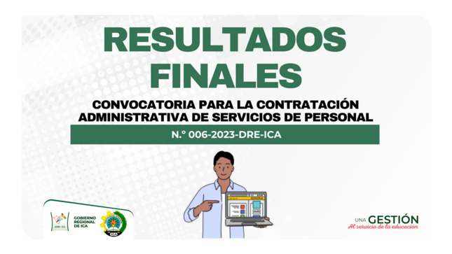 CAS  N.º 006-2023-DRE-ICA