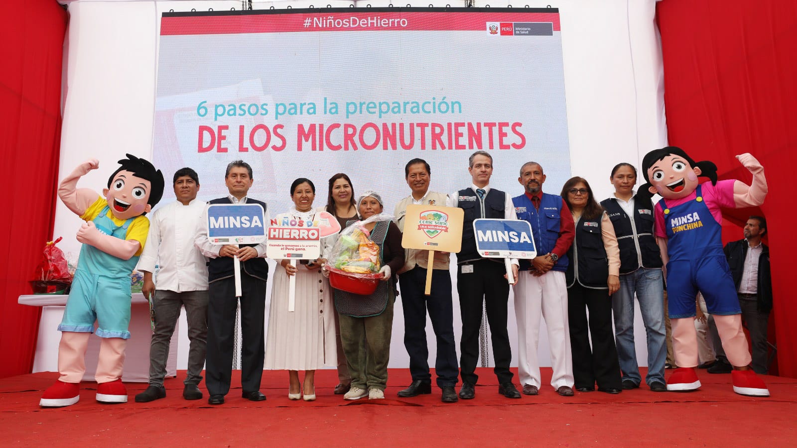 Minsa lideró campaña de alimentación saludable y lucha contra la anemia en Lurigancho-Chosica