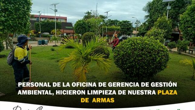 La Oficina de Gerencia de Gestión Ambiental de la Municipalidad Provincial de Tahuamanu