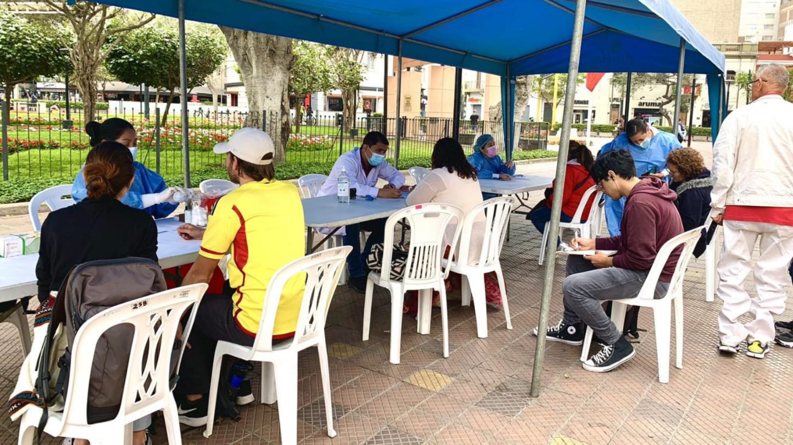Miraflores: Hospital Santa Rosa realizó campaña de donación de sangre en el Parque Kennedy