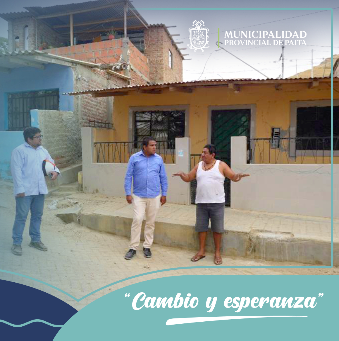 Alcalde supervisa obra de mejoramiento de la transitabilidad peatonal y vehicular del Pueblo Joven San Pedro