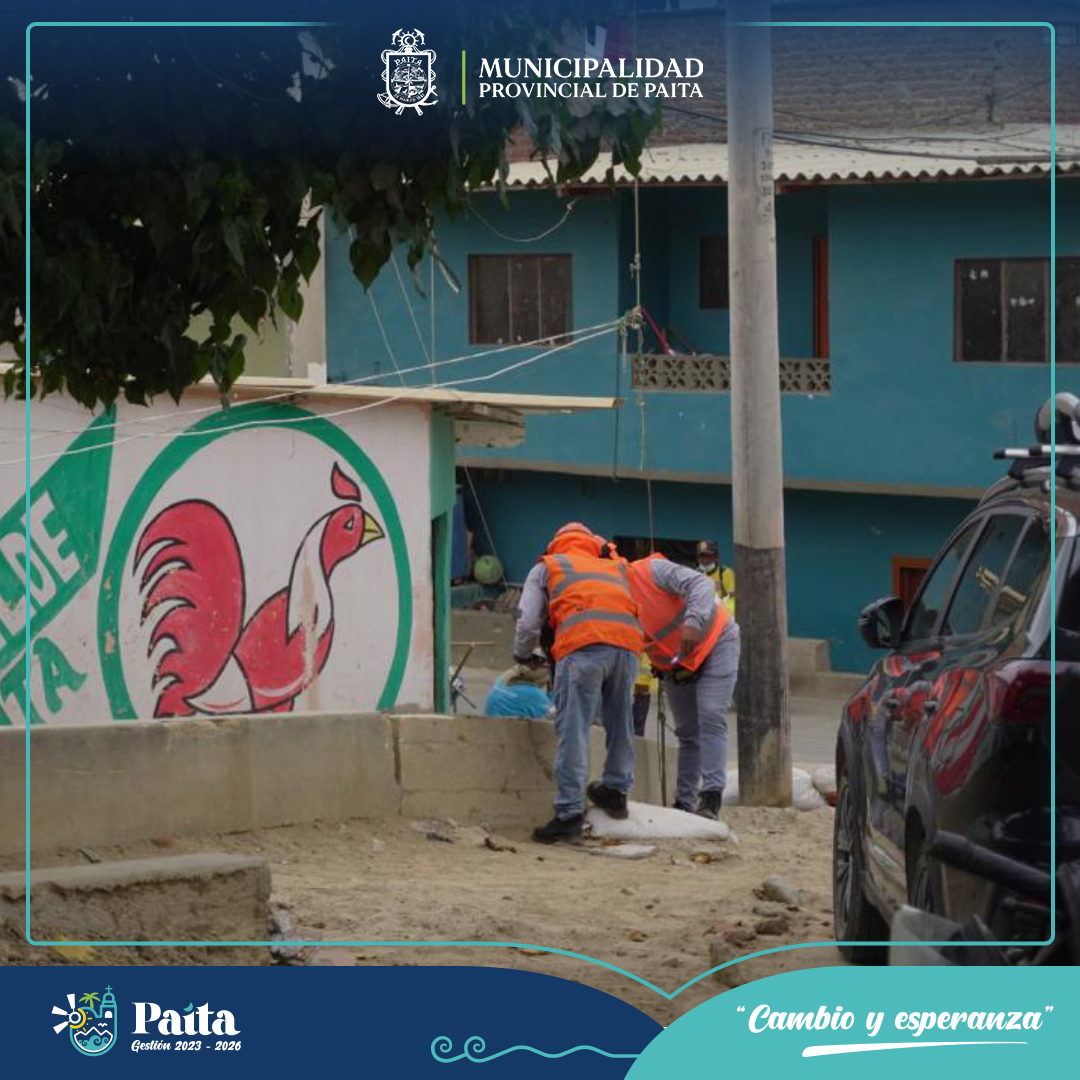 Alcalde supervisa obra de mejoramiento de la transitabilidad peatonal y vehicular del Pueblo Joven San Pedro