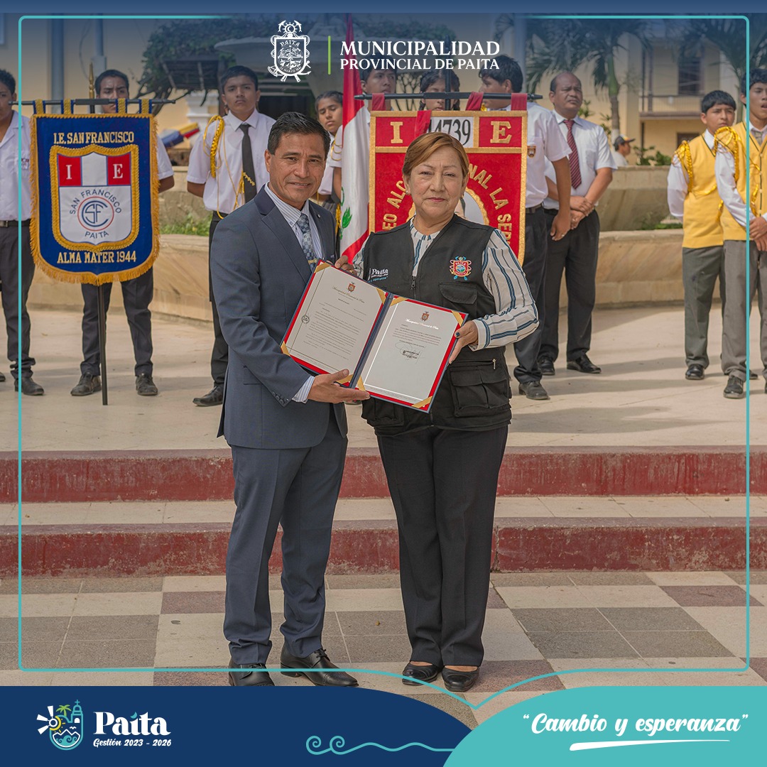 UGEL Paita celebra su XX aniversario institucional reafirmando su compromiso con la educación