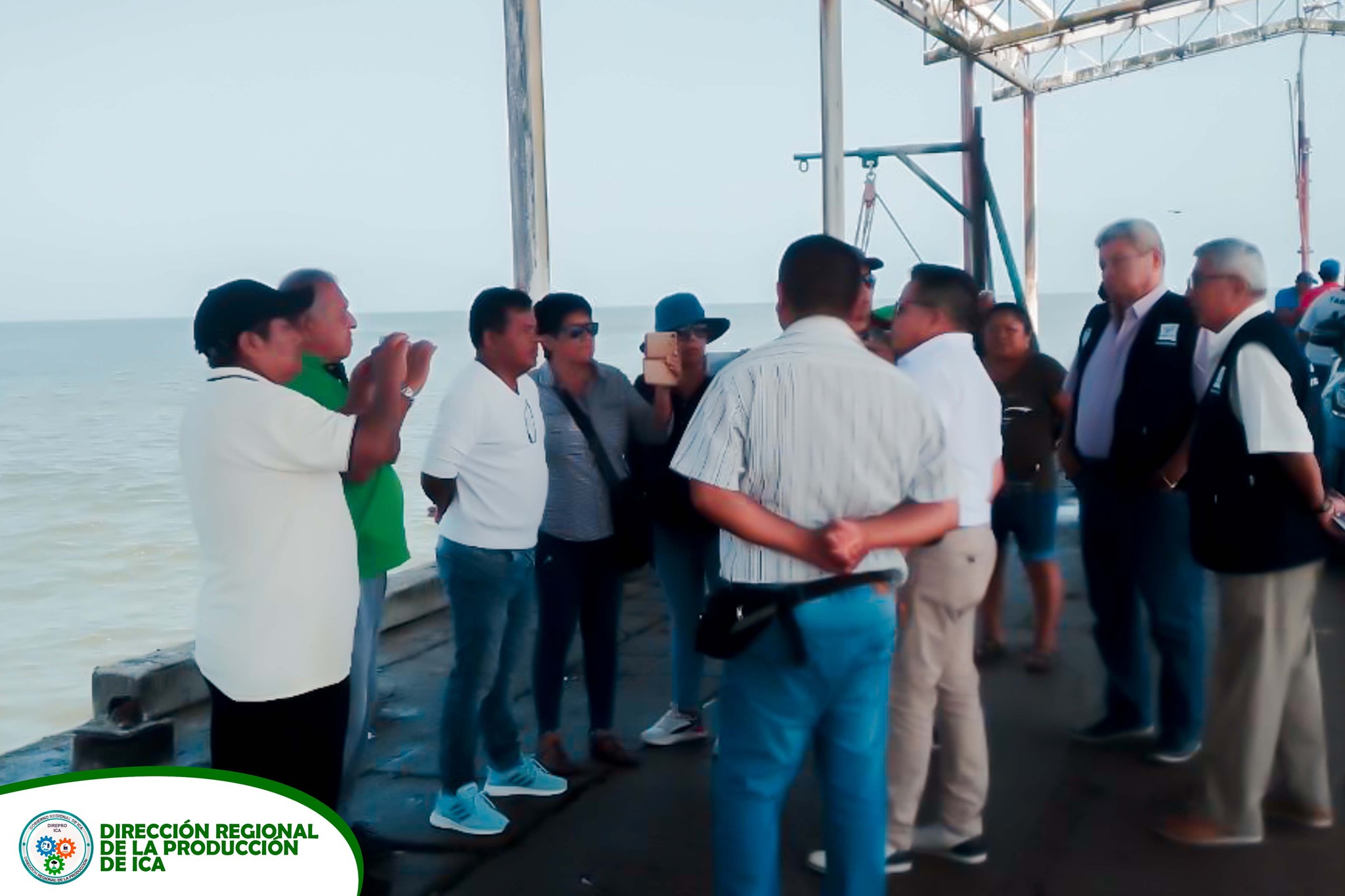 El director regional de la DIREPRO Ica visitó la Infraestructura artesanal del Distrito de Tambo de Mora