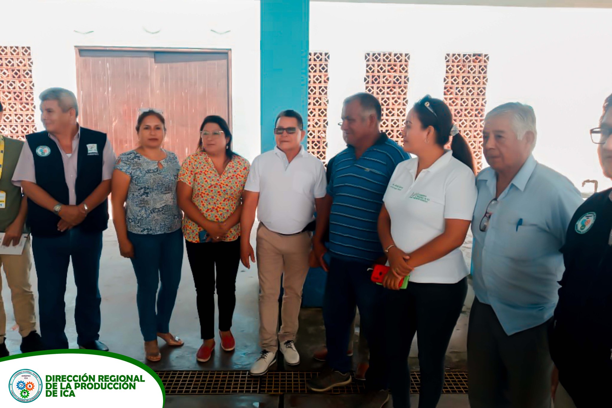 El director regional de la DIREPRO Ica visitó la Infraestructura artesanal del Distrito de Tambo de Mora