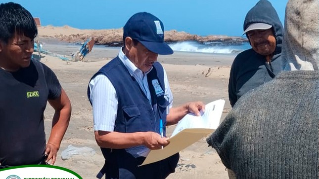 Se realizo el operativo en conjunto con las autoridades competentes del sector producción