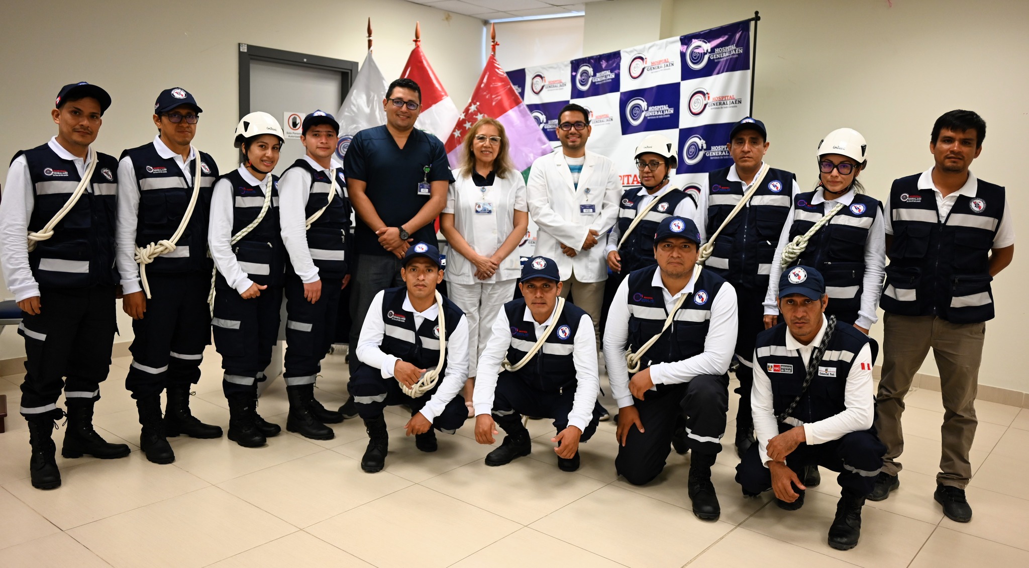 Primera promoción de la "Brigada Hospitalaria Juan & Jesús 2023" del Hospital General de Jaén