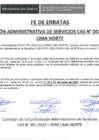 Vista preliminar de documento FE DE ERRATAS CAS N° 001-2023