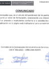 Vista preliminar de documento COMUNICADO 06 - CAS N° 001-2023