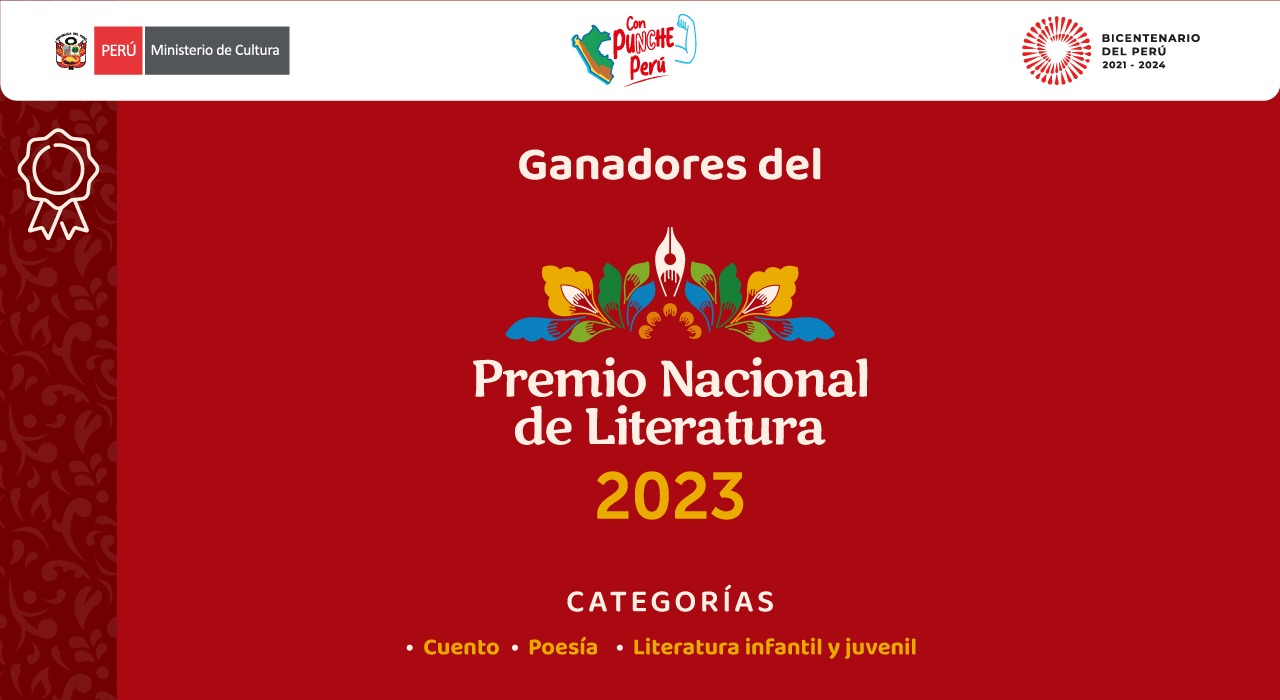 Ministerio de Cultura anuncia las obras ganadoras y menciones especiales del Premio Nacional de Literatura 2023