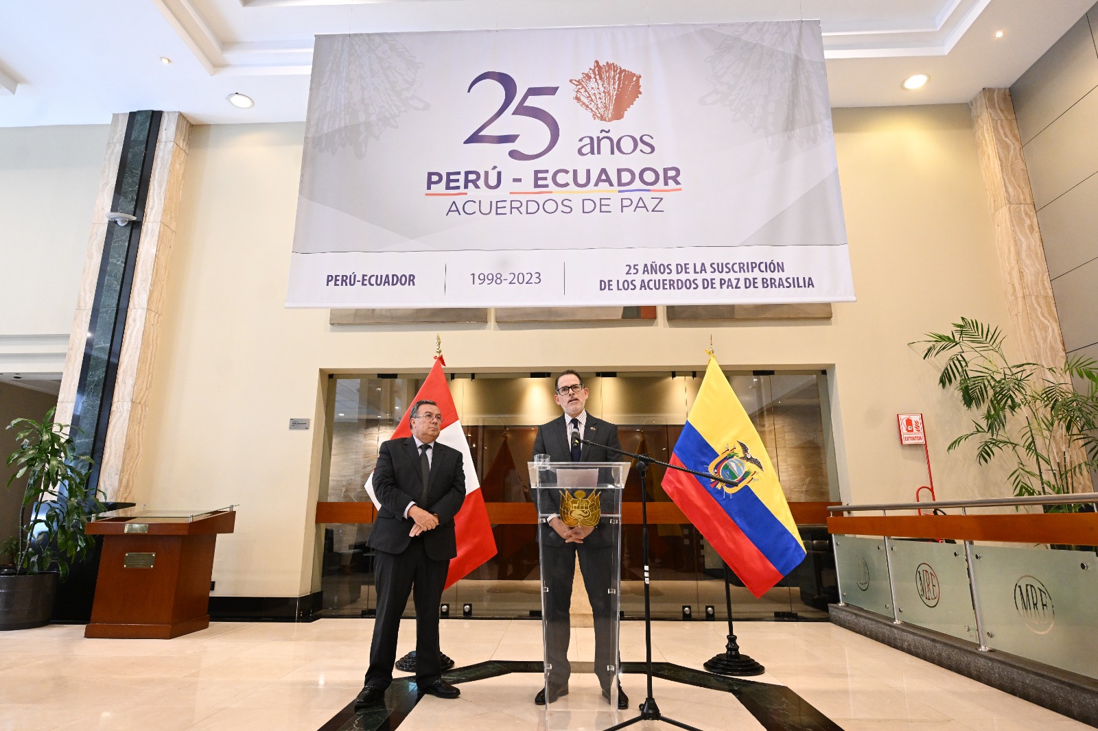 Perú y Ecuador inician conmemoraciones por el 25° Aniversario de los Acuerdos de Paz