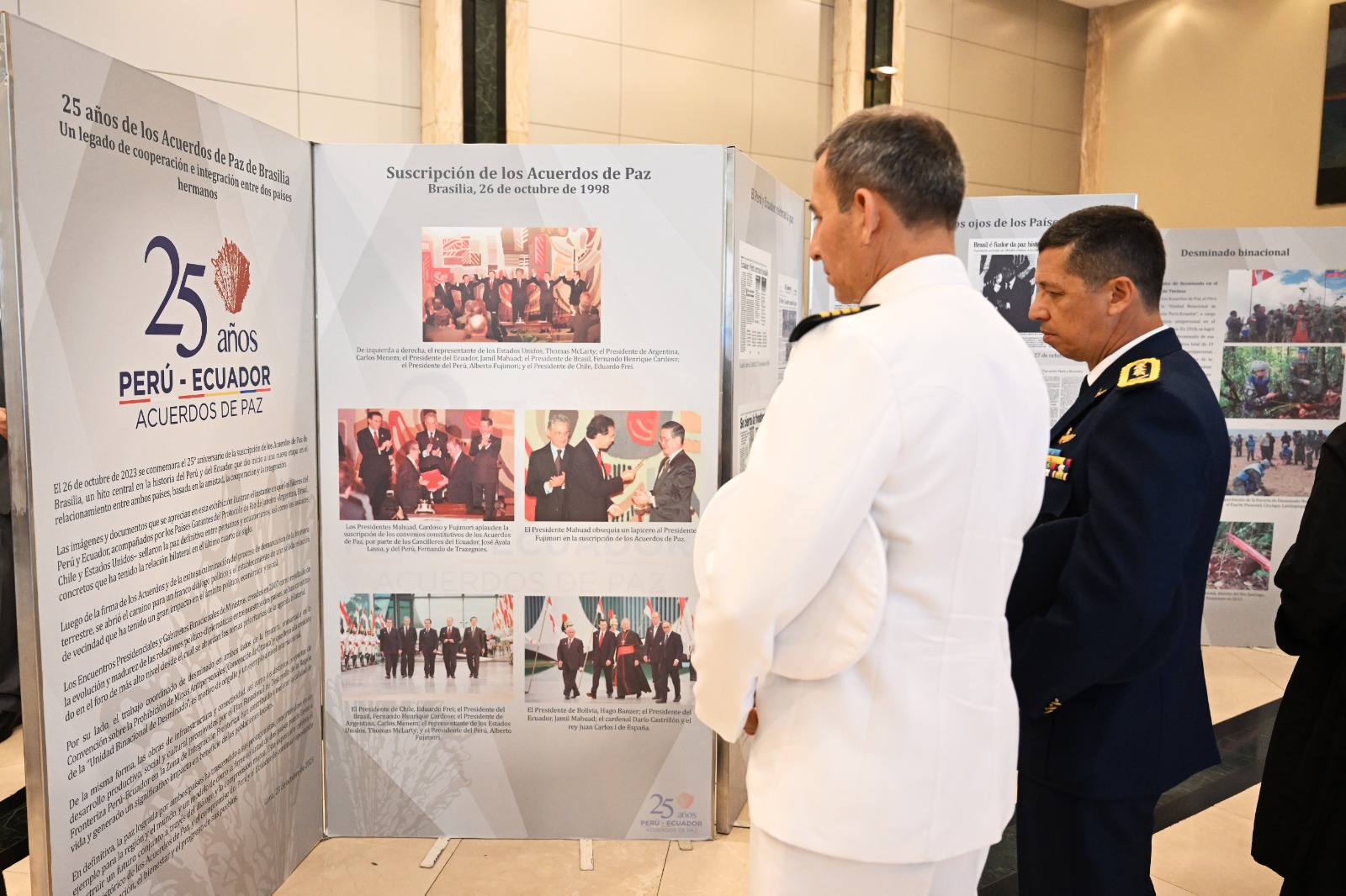 Perú y Ecuador inician conmemoraciones por el 25° Aniversario de los Acuerdos de Paz