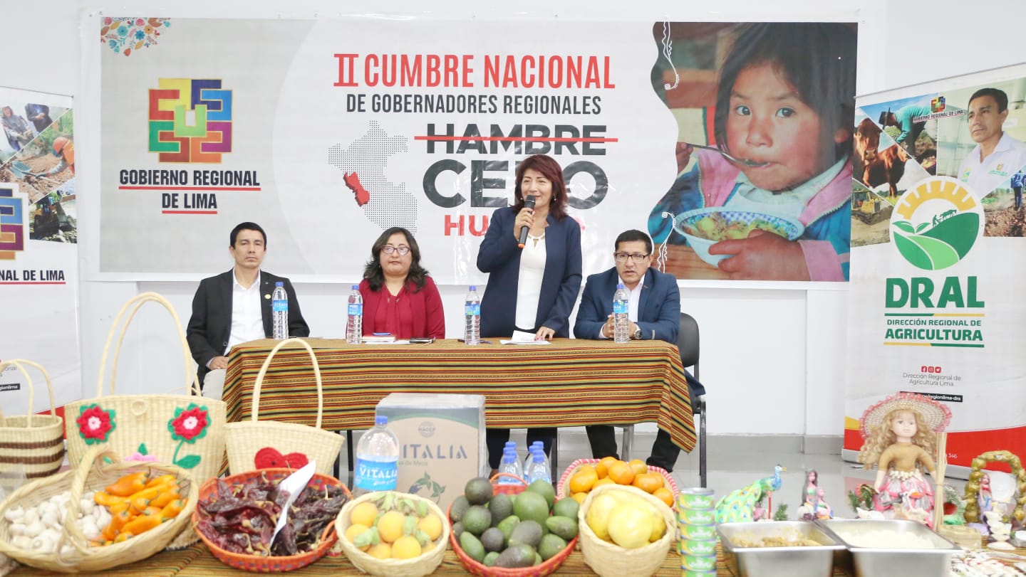 Todo va quedando listo para la II Cumbre Nacional “Hambre Cero” los días 26 y 27 de octubre en Huacho