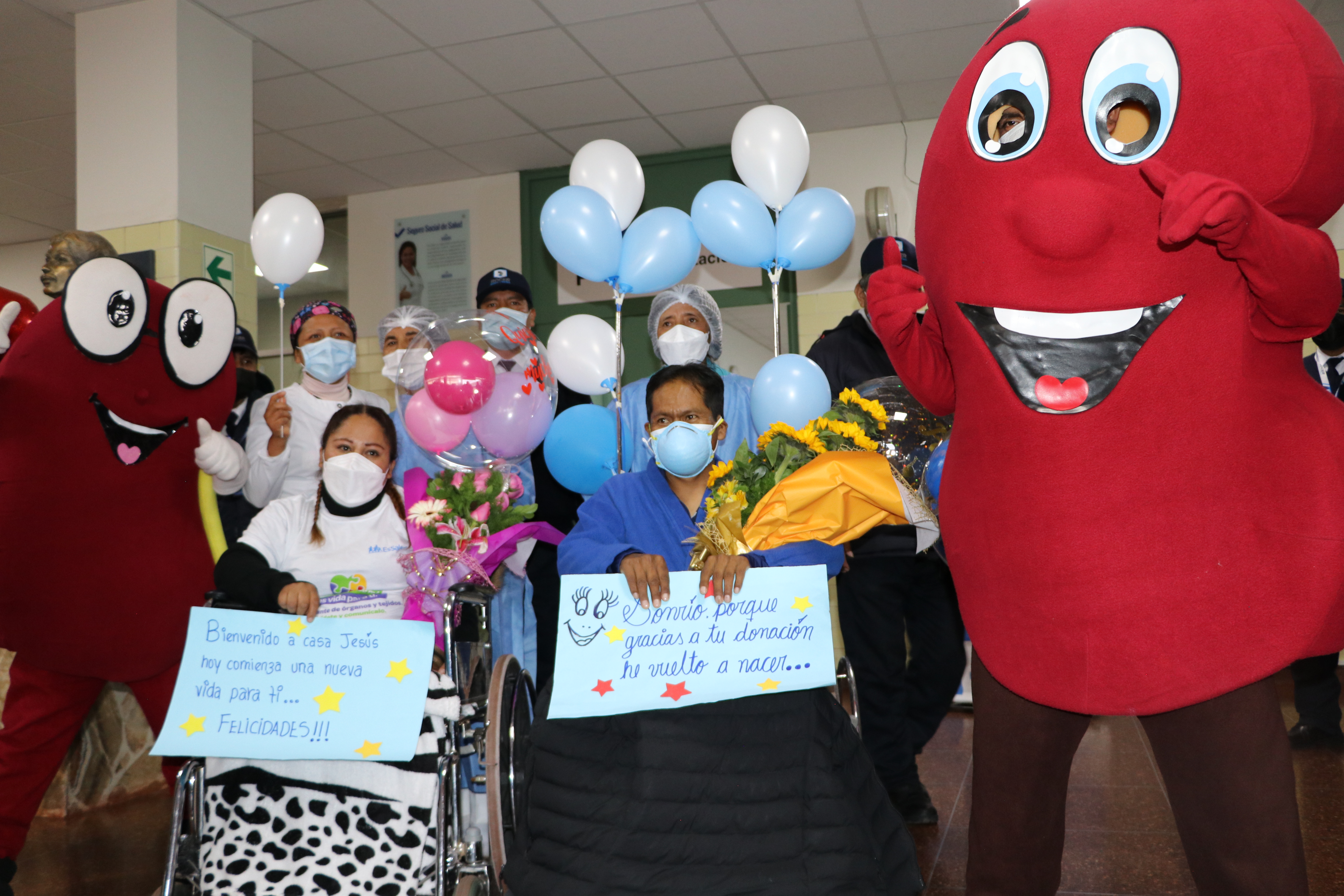 Mujer llega de Italia para donar uno de sus riñones a su hermano con insuficiencia renal y le salva la vida