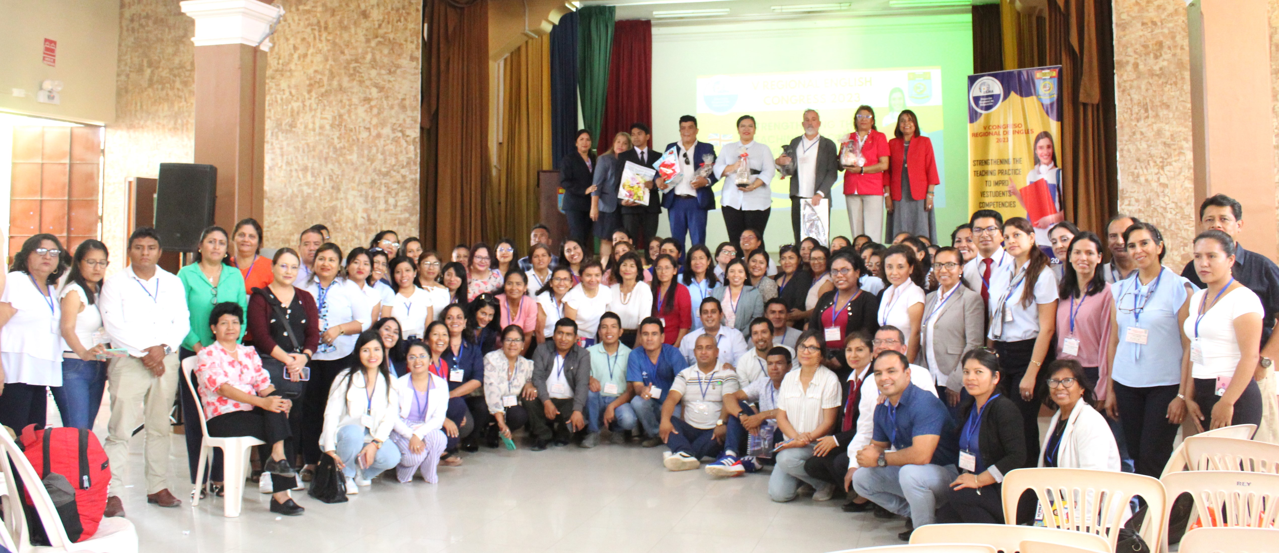 Participantes del V Congreso Regional de Inglés 2023