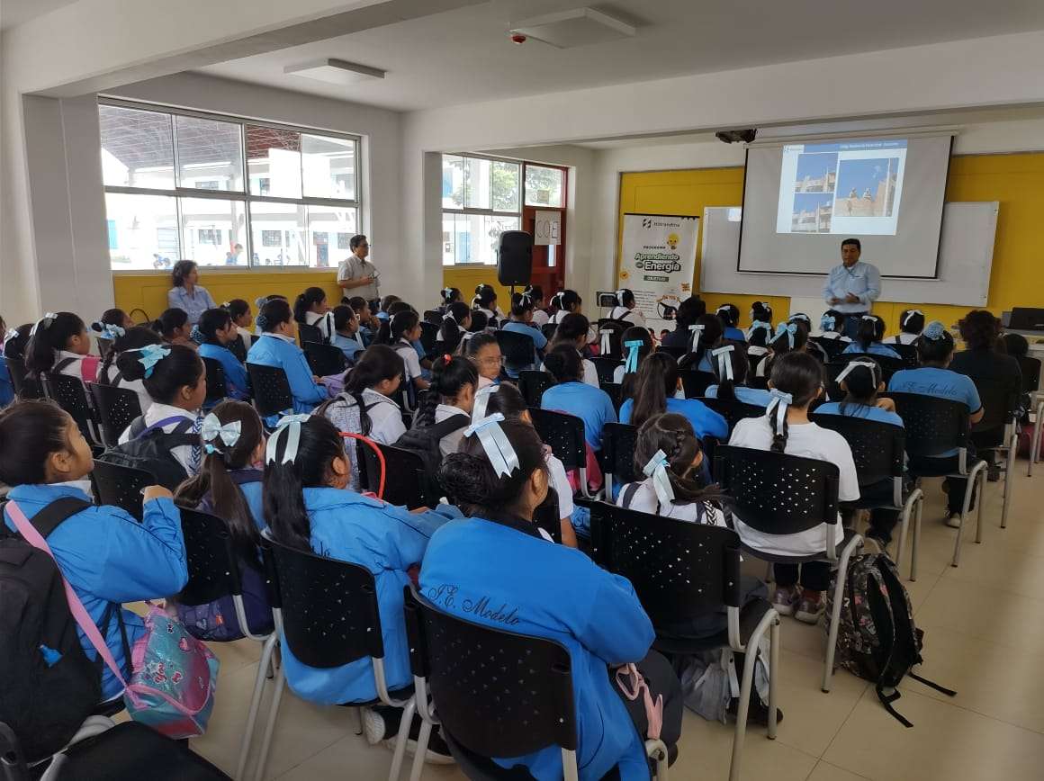Capacitación de escolares en Trujillo