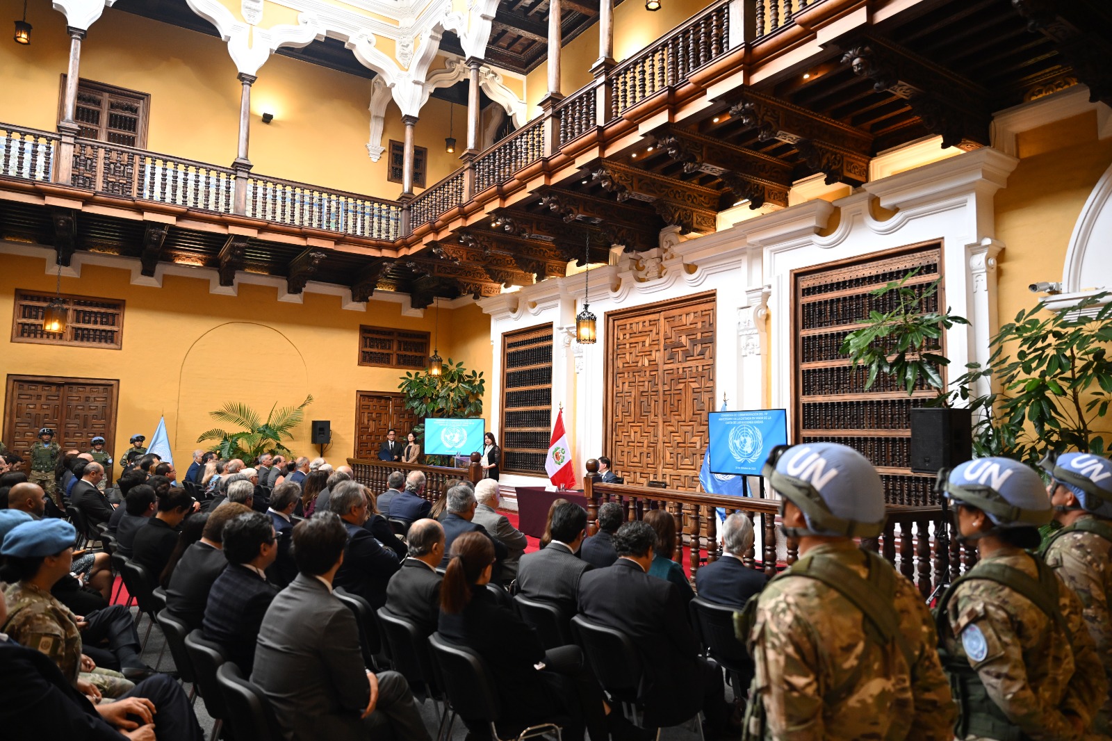 Canciller Gervasi reafirma compromiso del Perú con los ideales de paz y seguridad internacionales de la ONU