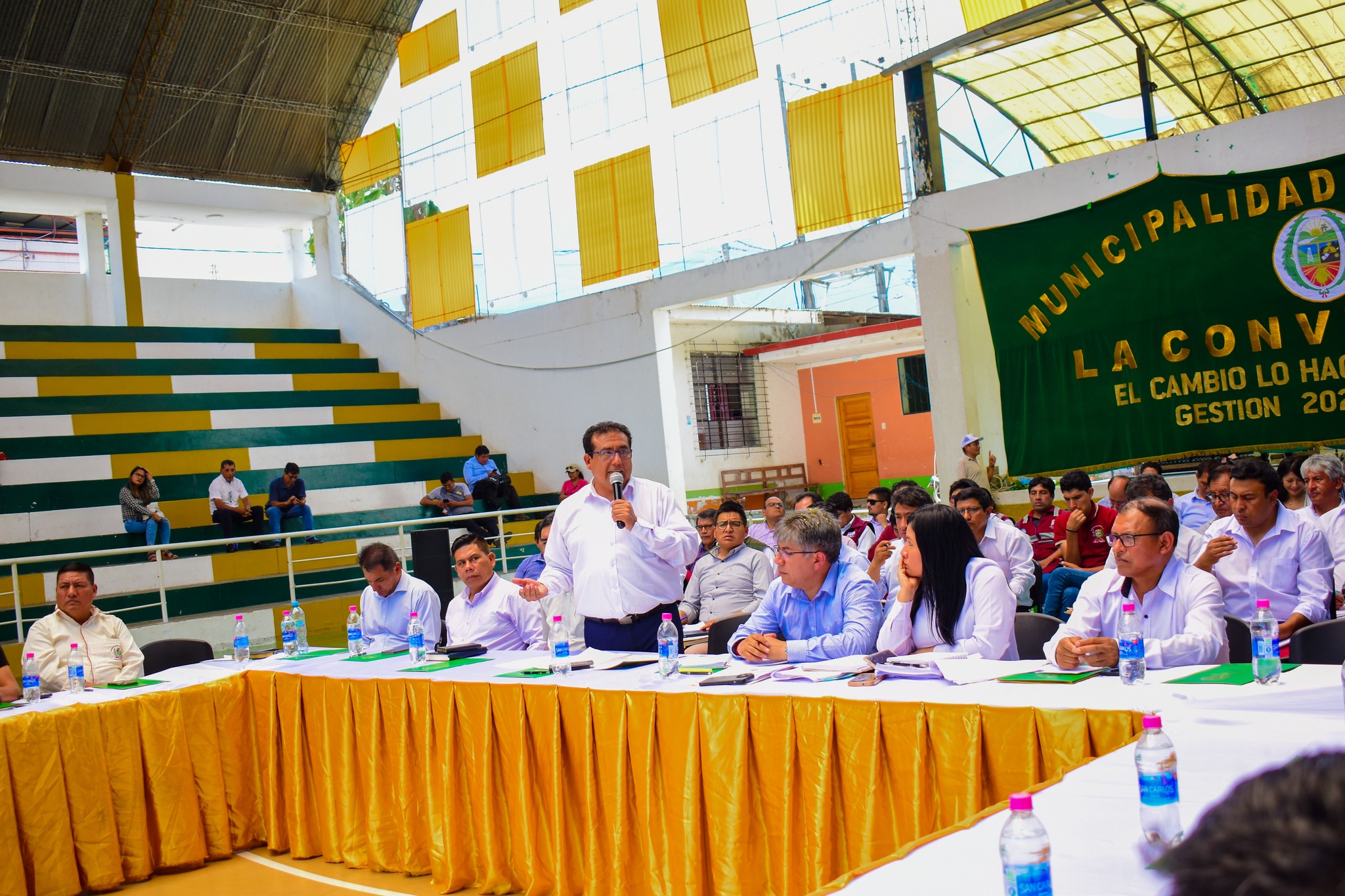 Mesa técnica descentralizada del GORE Cusco con alcaldes de la provincia de La Convención