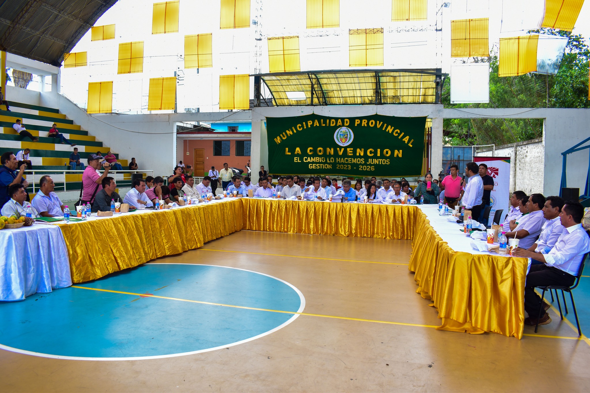 Mesa técnica descentralizada del GORE Cusco con alcaldes de la provincia de La Convención
