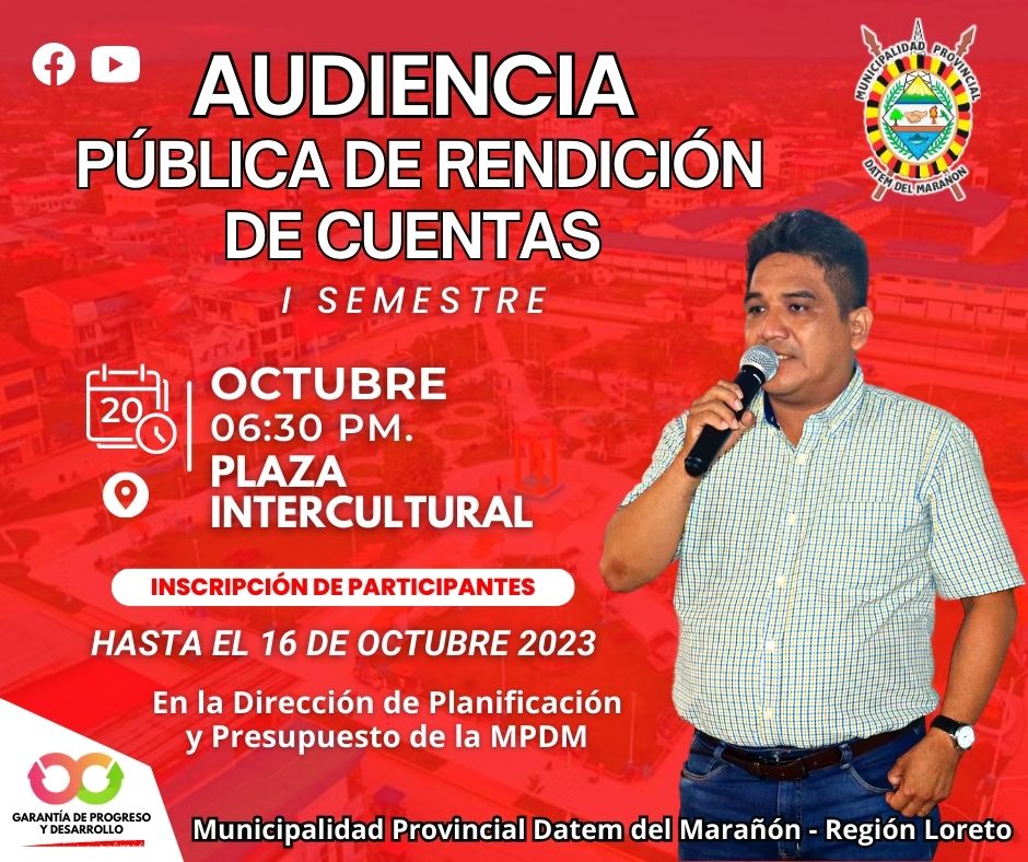 MUNICIPALIDAD PROVINCIAL DATEM DEL MARAรON