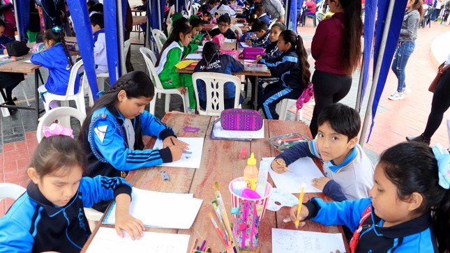 MPH realizó concurso de dibujo y pintura como parte de los juegos florales distritales 2023