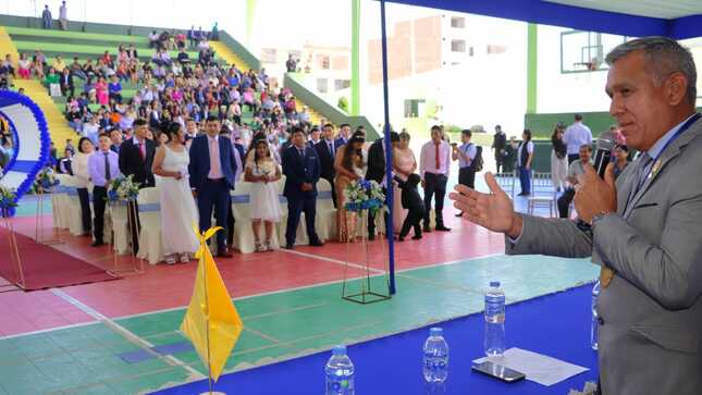 37 parejas unieron sus vidas en el Matrimonio Civil Comunitario organizado por la MPH