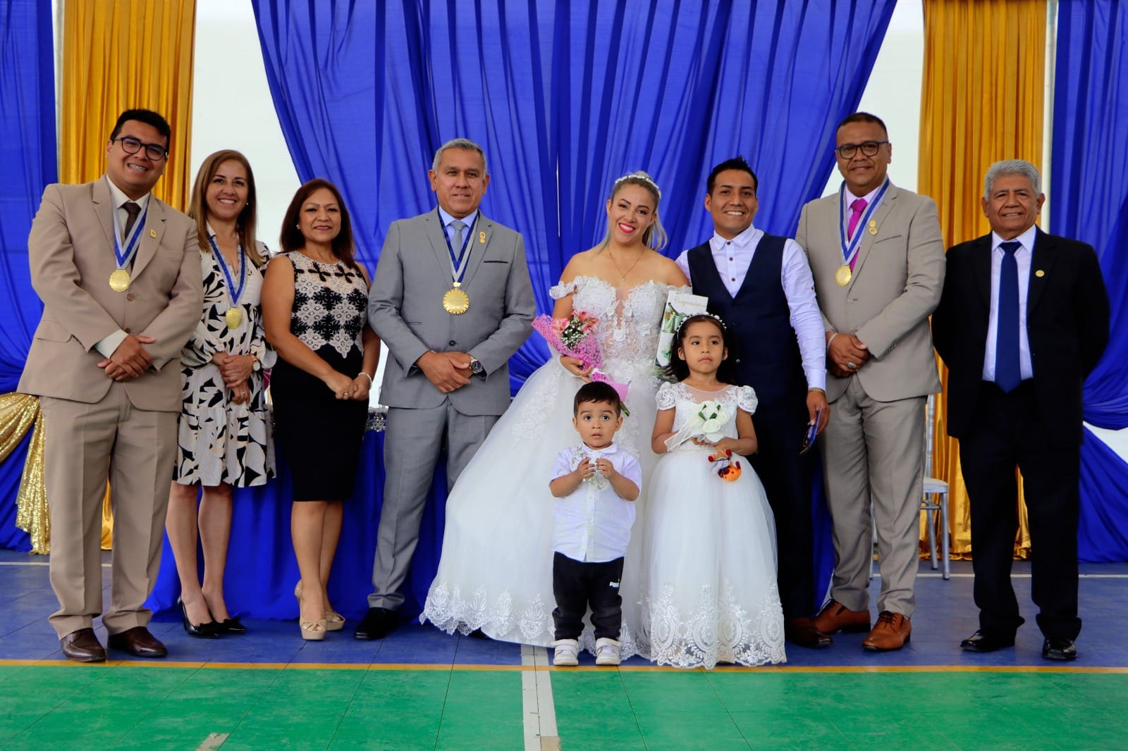 37 parejas unieron sus vidas en el Matrimonio Civil Comunitario organizado por la MPH