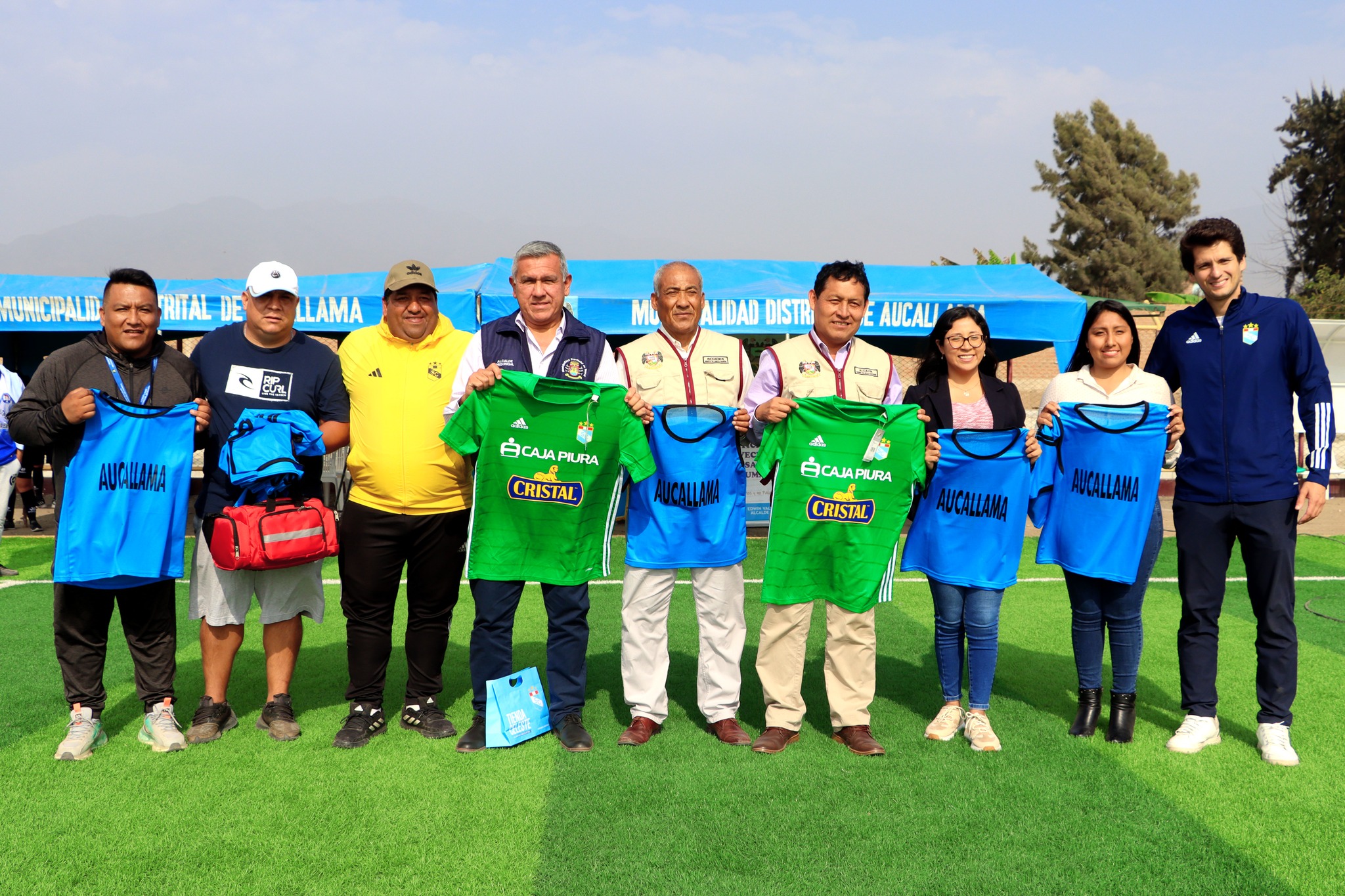 Alcalde provincial recibiΓ³ a captadores de talento del club Sporting Cristal