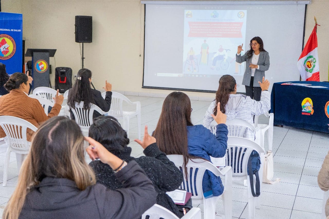 Capacitación de lenguaje en señas 