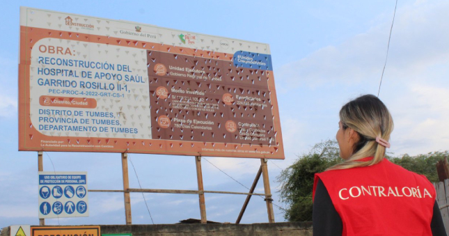 Tumbes. – La Contraloría General de la República (CGR) detectó irregularidades en el procedimiento de contratación del servicio de supervisión para la ejecución de la obra de reconstrucción del Hospital de Apoyo Saúl Garrido Rosillo II-1 (SAGARO) del distrito y provincia de Tumbes, a cargo del Gobierno Regional de Tumbes, por un monto mayor a los S/ 10 millones.