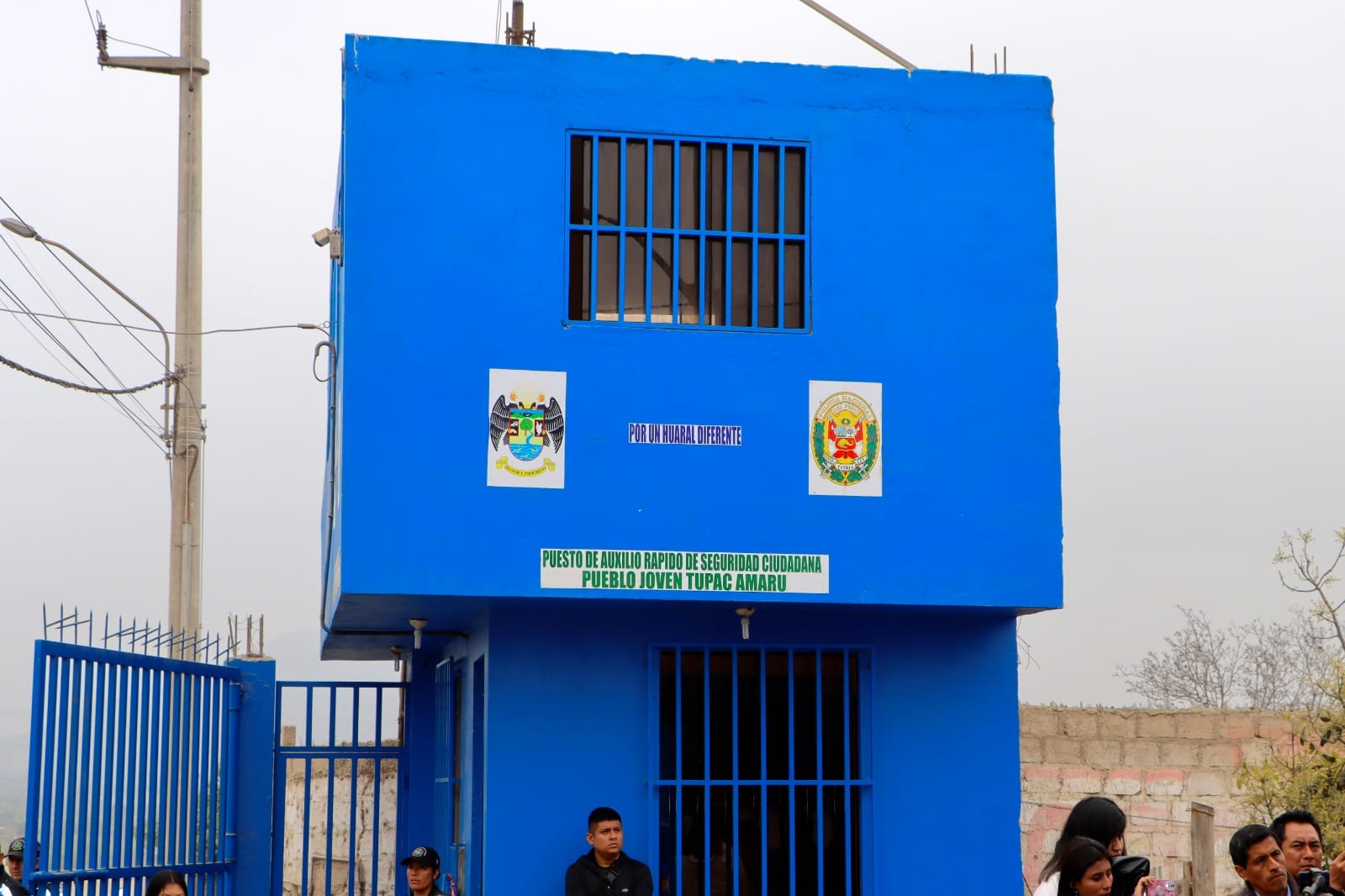 Alcalde provincial inaugur贸 Puesto de Auxilio R谩pido en T煤pac Amaru y anunci贸 5 puestos m谩s