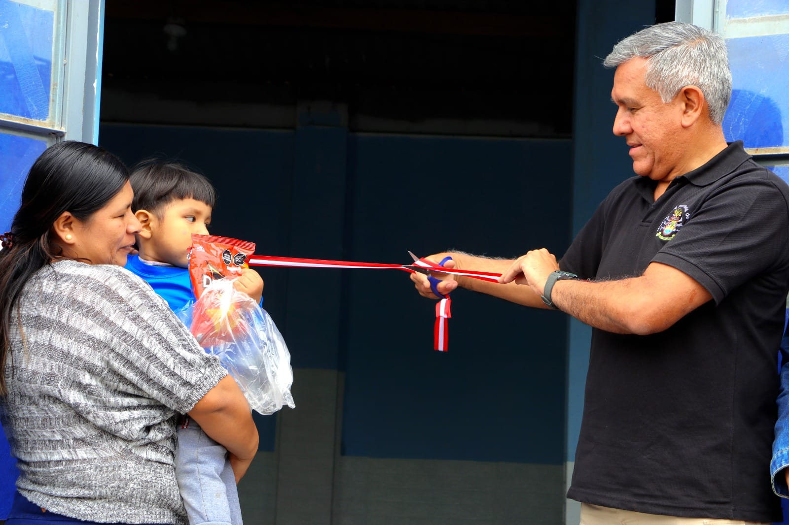 Alcalde Fernando Cárdenas inauguró renovado techo de Pronoei Carita de Ángel