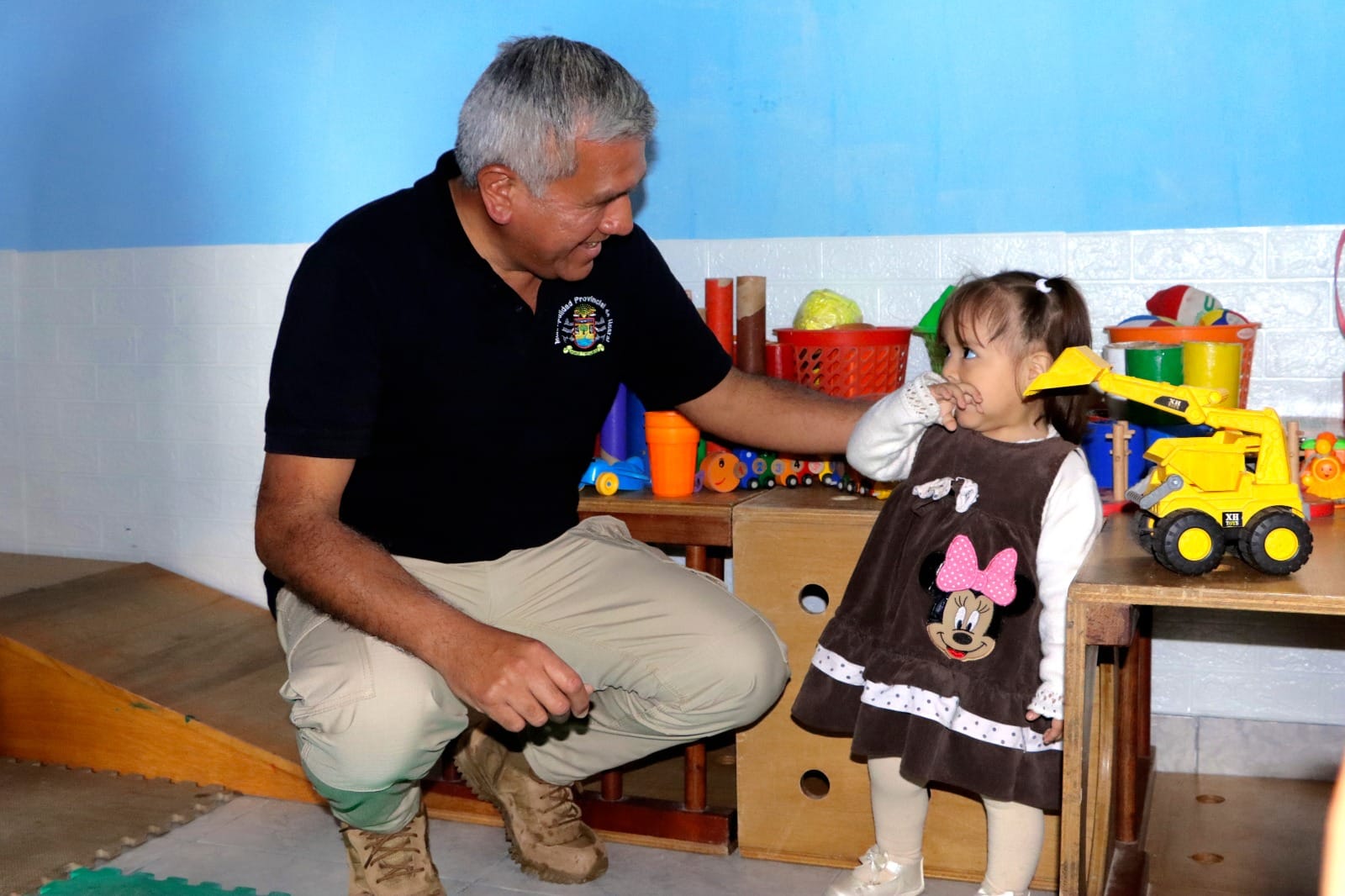 Alcalde Fernando Cárdenas inauguró renovado techo de Pronoei Carita de Ángel