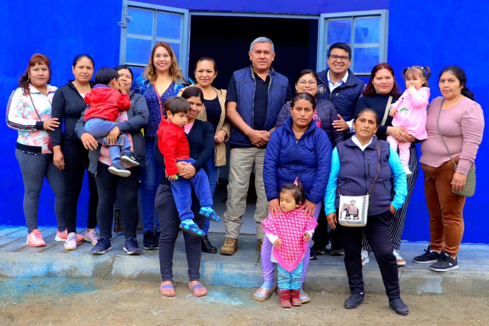 Alcalde Fernando Cárdenas inauguró renovado techo de Pronoei Carita de Ángel