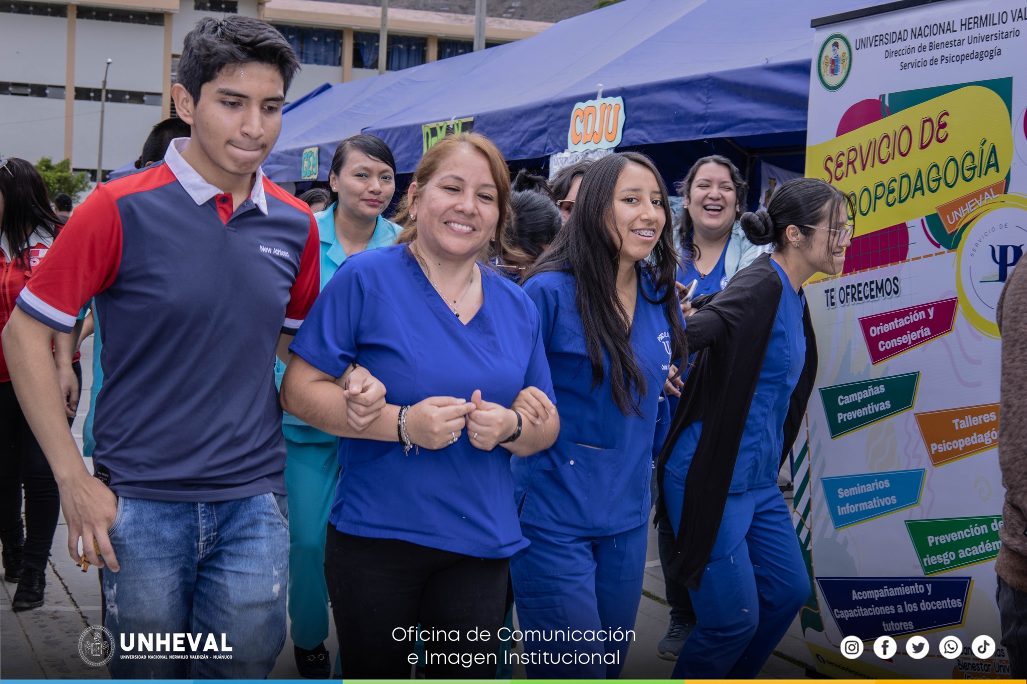 Campaña de salud mental en la UNHEVAL