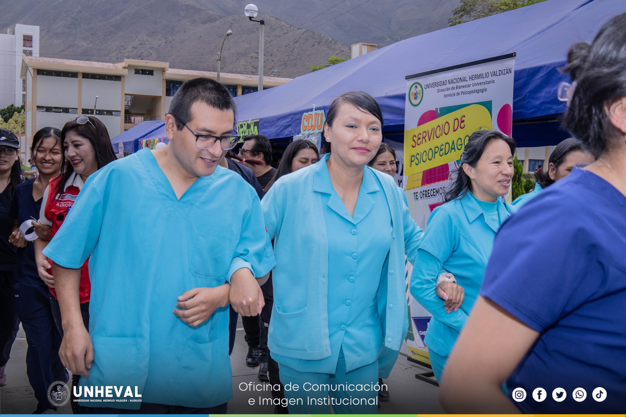 Campaña de salud mental en la UNHEVAL
