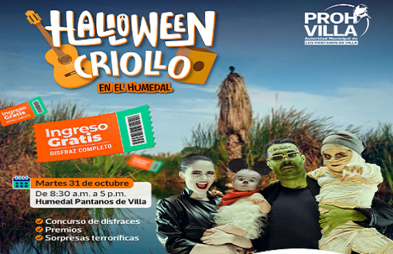 ¡Prepárate para un día espeluznante y divertida en el Humedal Pantanos de Villa!