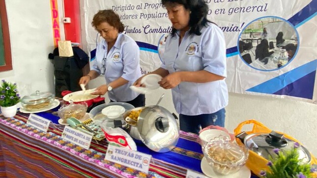 MPH compartió valiosas recetas para prevenir la anemia con las madres del C.P. La Quincha