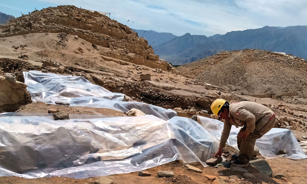 Zona Arqueológica Caral ejecuta acciones de prevención ante el fenómeno de El Niño