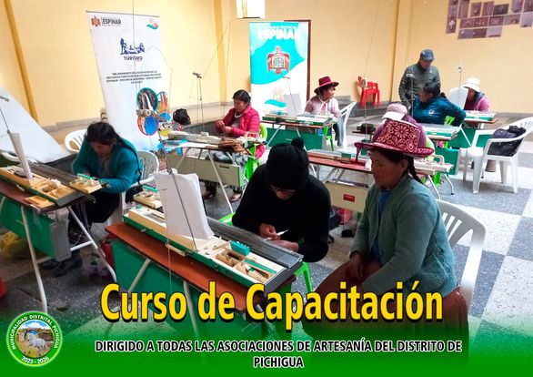 Curso de Capacitación Dirigido a Todos las Asociaciones de artesanía
