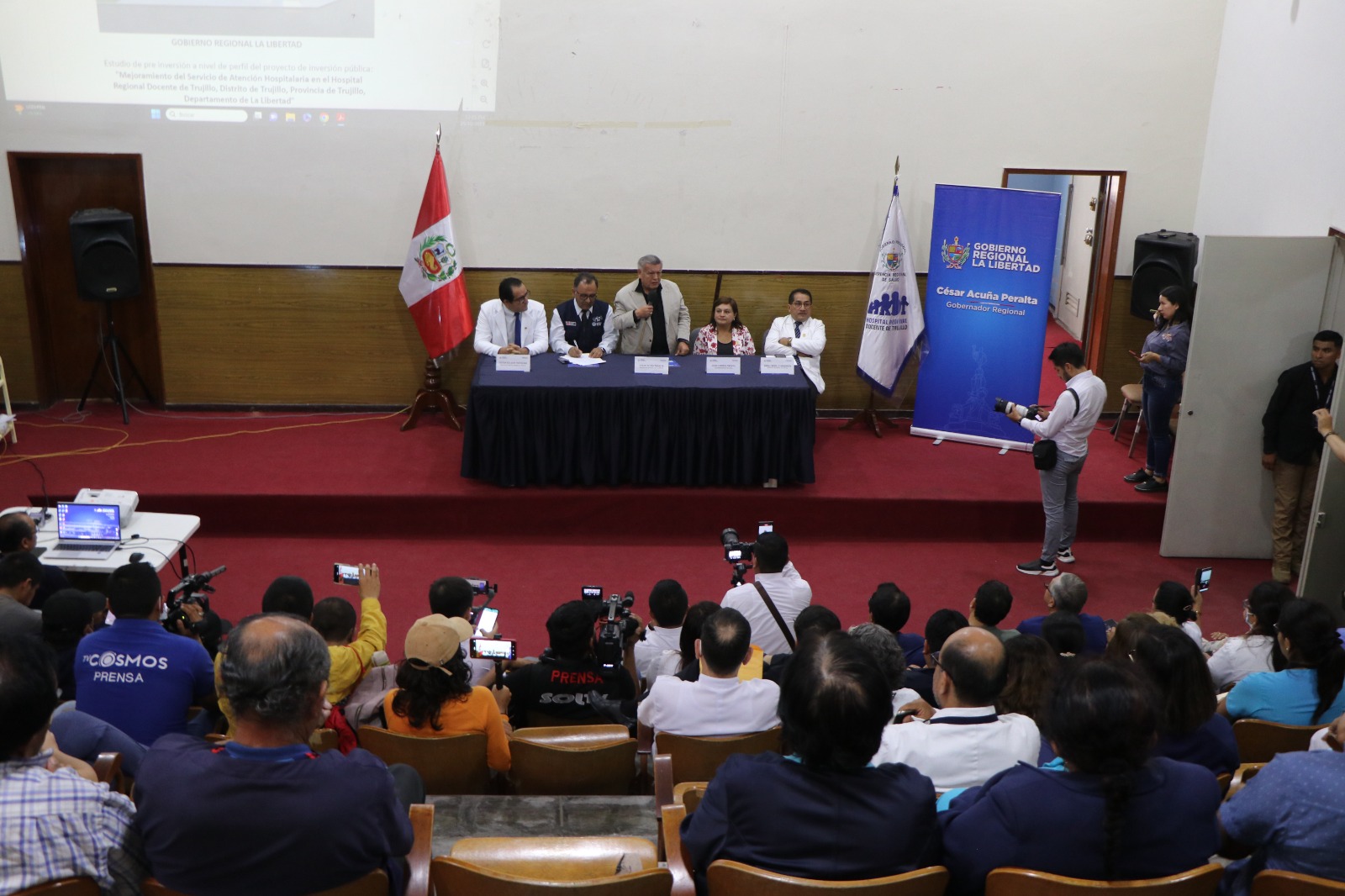 La Libertad presentan estudio de pre inversión del Hospital Regional Docent