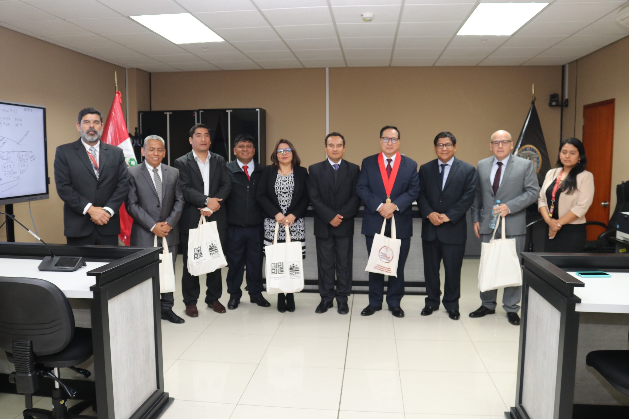 Corte de Lima Sur compartió experiencias con sus pares de Piura sobre nuestra Unidad de Flagrancia Delictiva