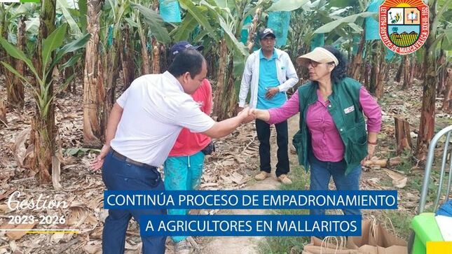 Continúa Proceso De Empadronamiento A Agricultores Y Ganaderos En Mallaritos.
