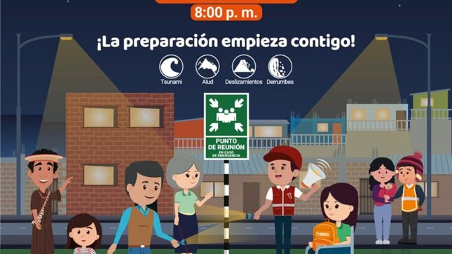 SIMULACRO NACIONAL MULTIPELIGRO ANTI SISMO Y PELIGROS ASOCIADOS #lapreparaciónempiezacontigo