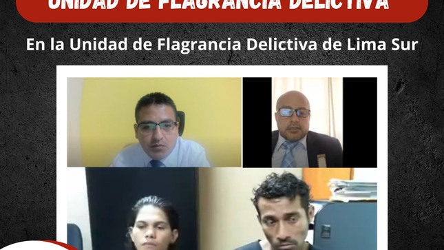 Continúan las sentencias en menos de 48 horas en nuestra Unidad de Flagrancia Delictiva 