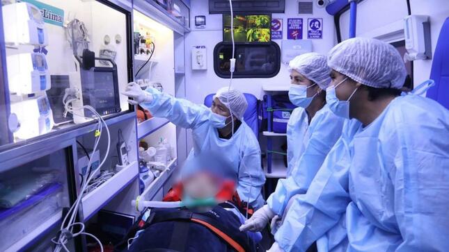 Joven herida por bala en el rostro arribó a Lima para ser atendida en hospital Hipólito Unanue 