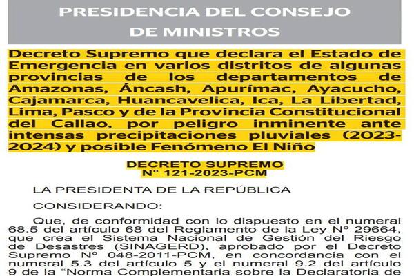 🟠🚨Lunahuaná es declarado en Estado De Emergencia🚨🟠