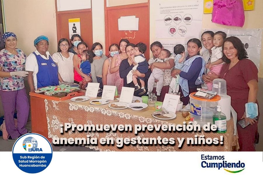 Promueven prevención de anemia en gestantes y niños